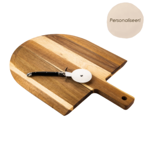 Pizzaplank met pizzasnijder