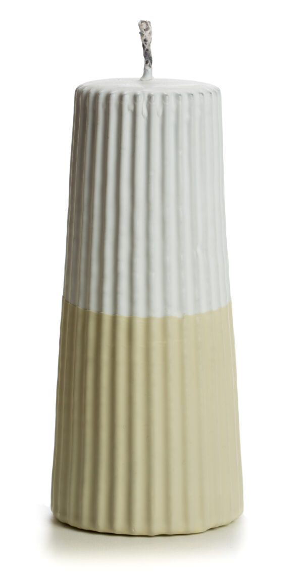 Outdoor pilaar grooved - zand M
